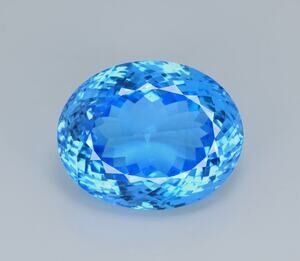 Dazzling 90+ Carat Genuine Swiss Blue Topaz!